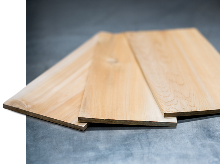 Plank of cedar shingles | SBC Cedar
