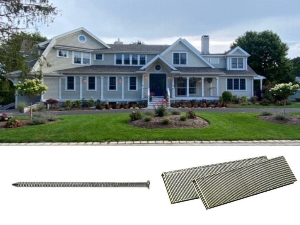 Fasteners to use for cedar shingle siding SBC Cedar