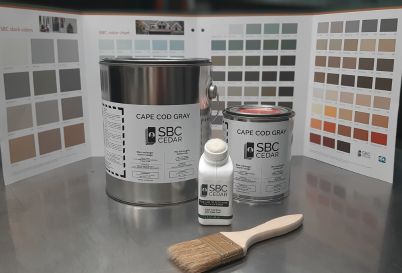 SBC cedar shingle touch up paint